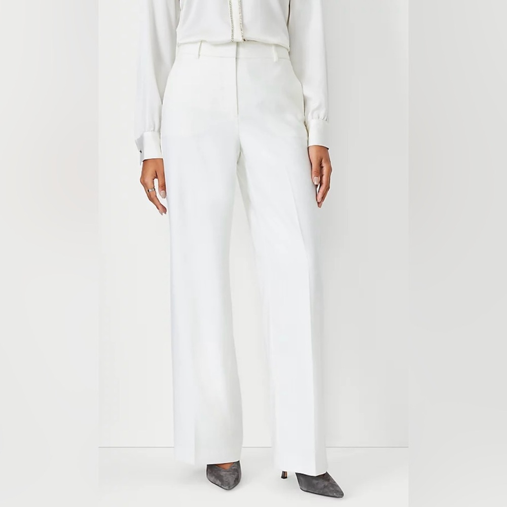 Ann Taylor Petite High Waist Wide Leg Pant - NWT